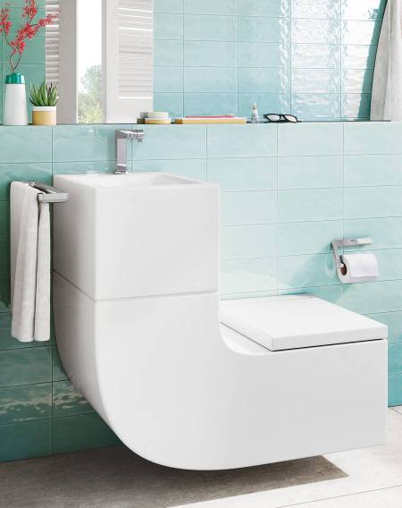 W+W - Cuvette de WC et lavabo, deux en un